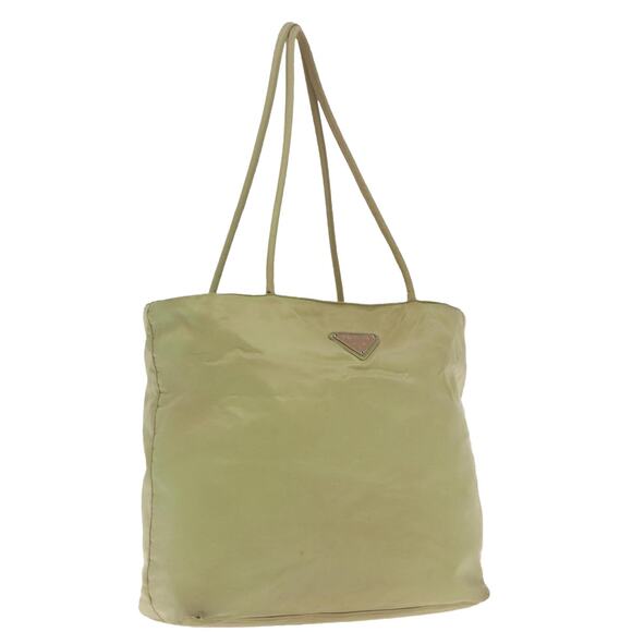 PRADA Tote Bag Nylon Beige - Picture 1 of 12